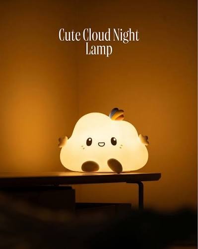Rechargeable Cute Cloud Silicone Lamp