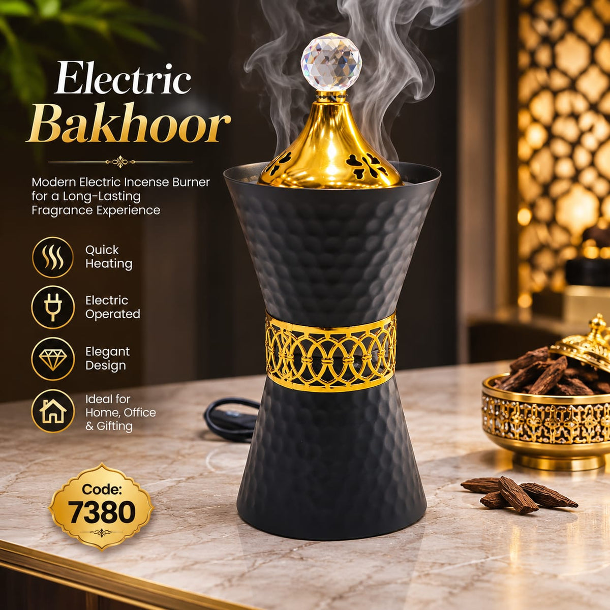 Electric Bakhoor Burner