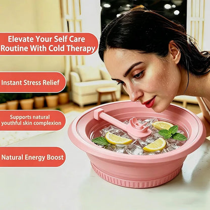 GlowChill Silicone Ice Bowl – Facial Therapy & Massage Bowl