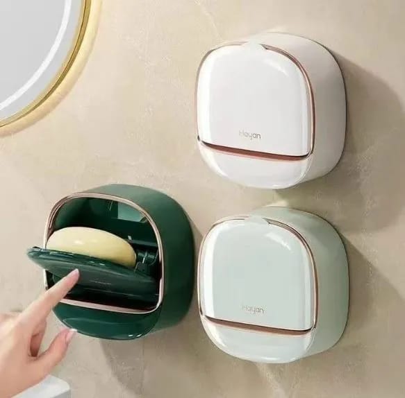 Self-adhesive Wall-Mounted Luxury Soap Dish  Random Colours