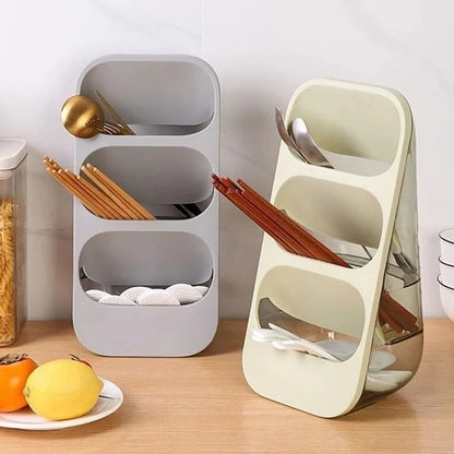 3-Layer Cutlery Nest – Smart Kitchen Organizer