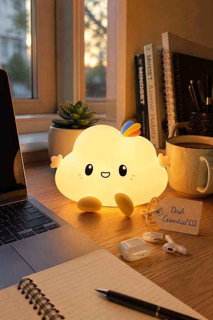 Rechargeable Cute Cloud Silicone Lamp