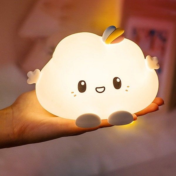 Rechargeable Cute Cloud Silicone Lamp