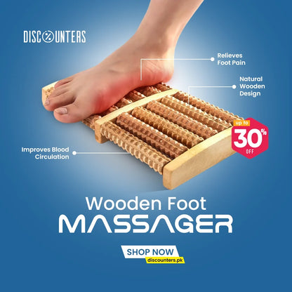 Wooden Foot Massager